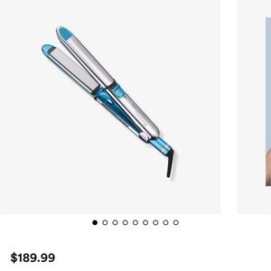 Blue and Silver Hair Straightener